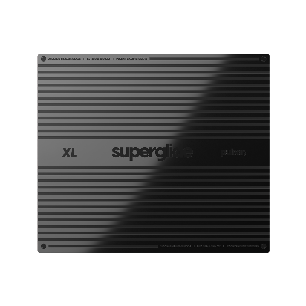 Aimerz edition koharu Superglide Glass Mousepad v2 XL (Extra Large) with a 1.5mm tempered glass surface for ultra-smooth mouse movements and enhanced portability. Made with durable Gorilla Glass and an anti-slip silicone rubber base for maximum grip on surfaces