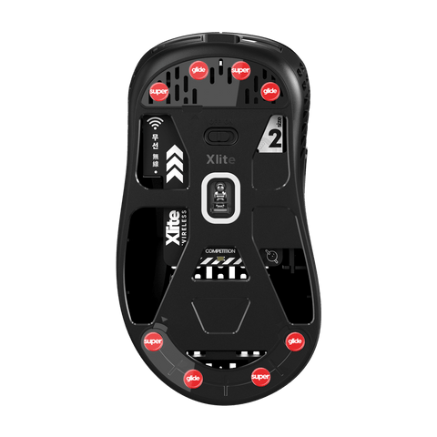 Superglide 6mm dot glass mouse skates
