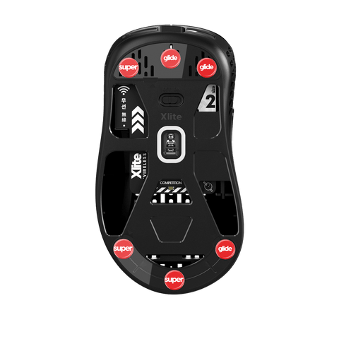 Superglide 9mm dot glass mouse skates