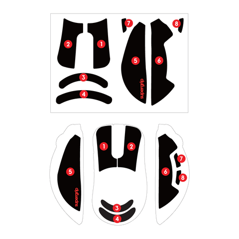 Supergrip Grip Tape for Zowie Mouse Series - Pulsar Gaming Gears