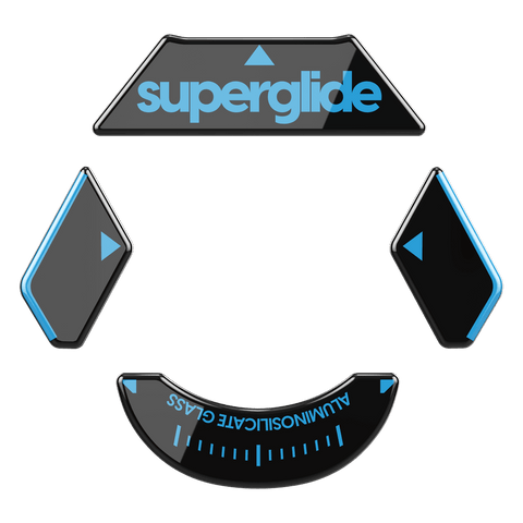 Superglide Glass mouse skates for Logitech G900, G903
