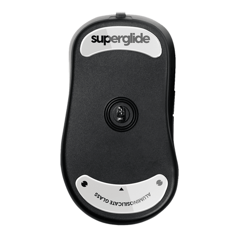 Superglide Glass Mouse Skates for Vaxee Zygen NP-01 / Outset AX