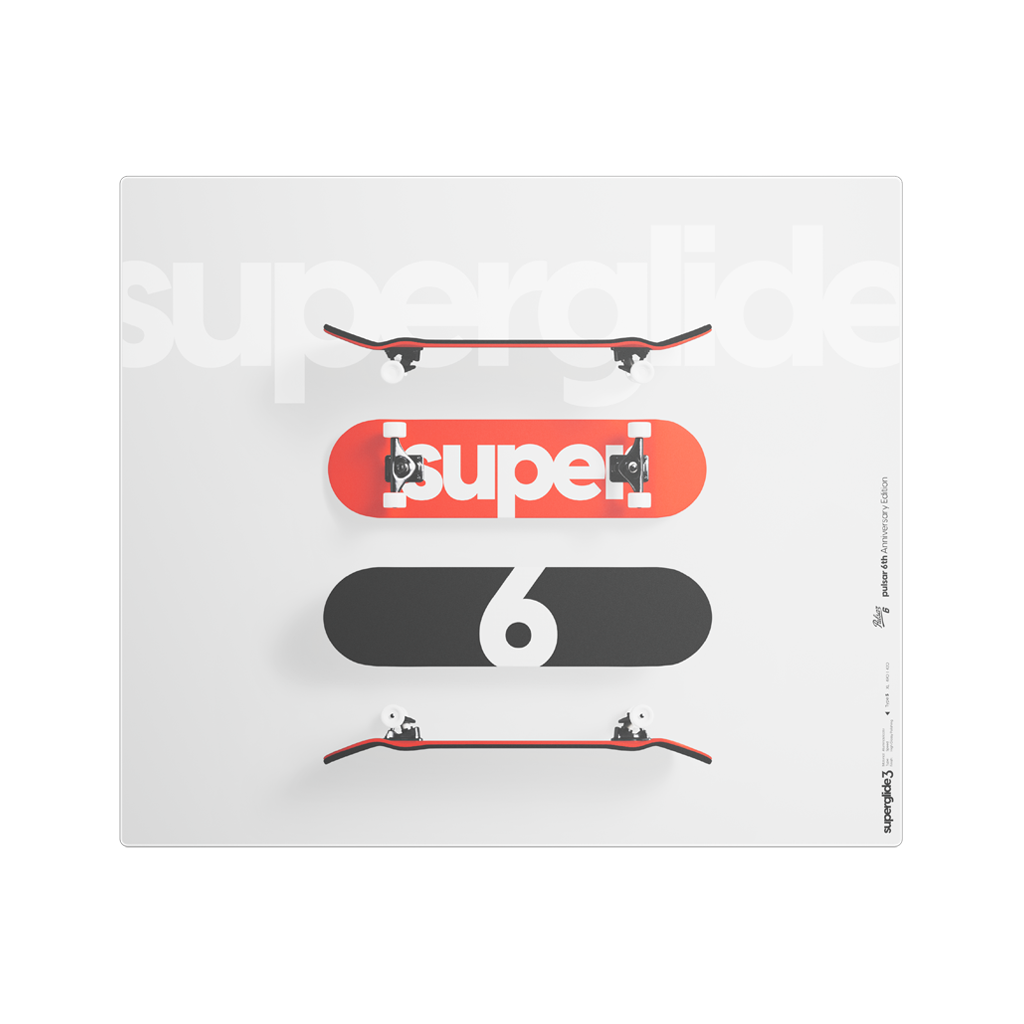 [6th Anniversary] Superglide3 Glass Mousepad - Type S