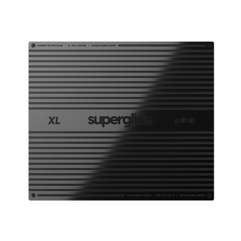 Pulsar Superglide2 XL ガラスマウスパッド 黒 Superglide Glass Mousepad v2 Large, X-Large – Pulsar Gaming