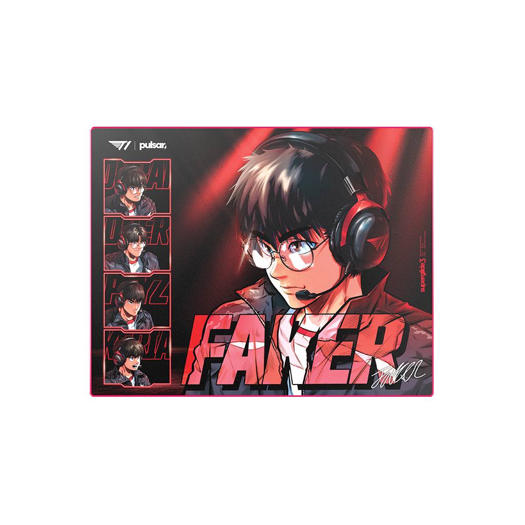 Superglide3 Glass Mouse Pad T1 Edition IN THE GAME FAKER
