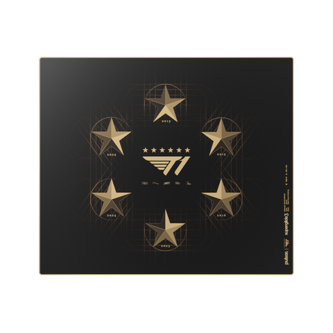Superglide3 Glass Mouse Pad T1 Edition Six Stars