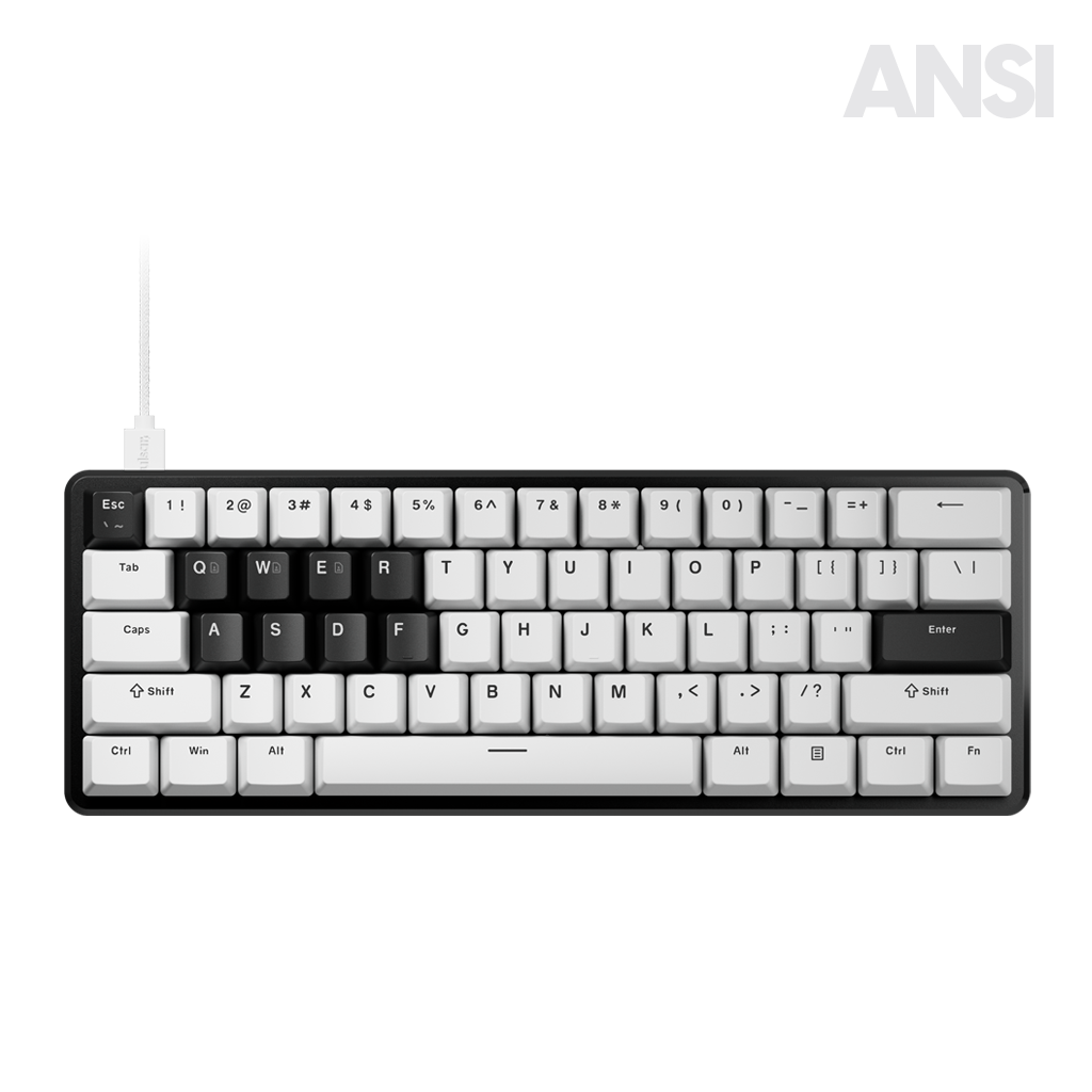 [ANSI] PCMK 3 HE 60 Hall Effect Magnetic Gaming Keyboard
