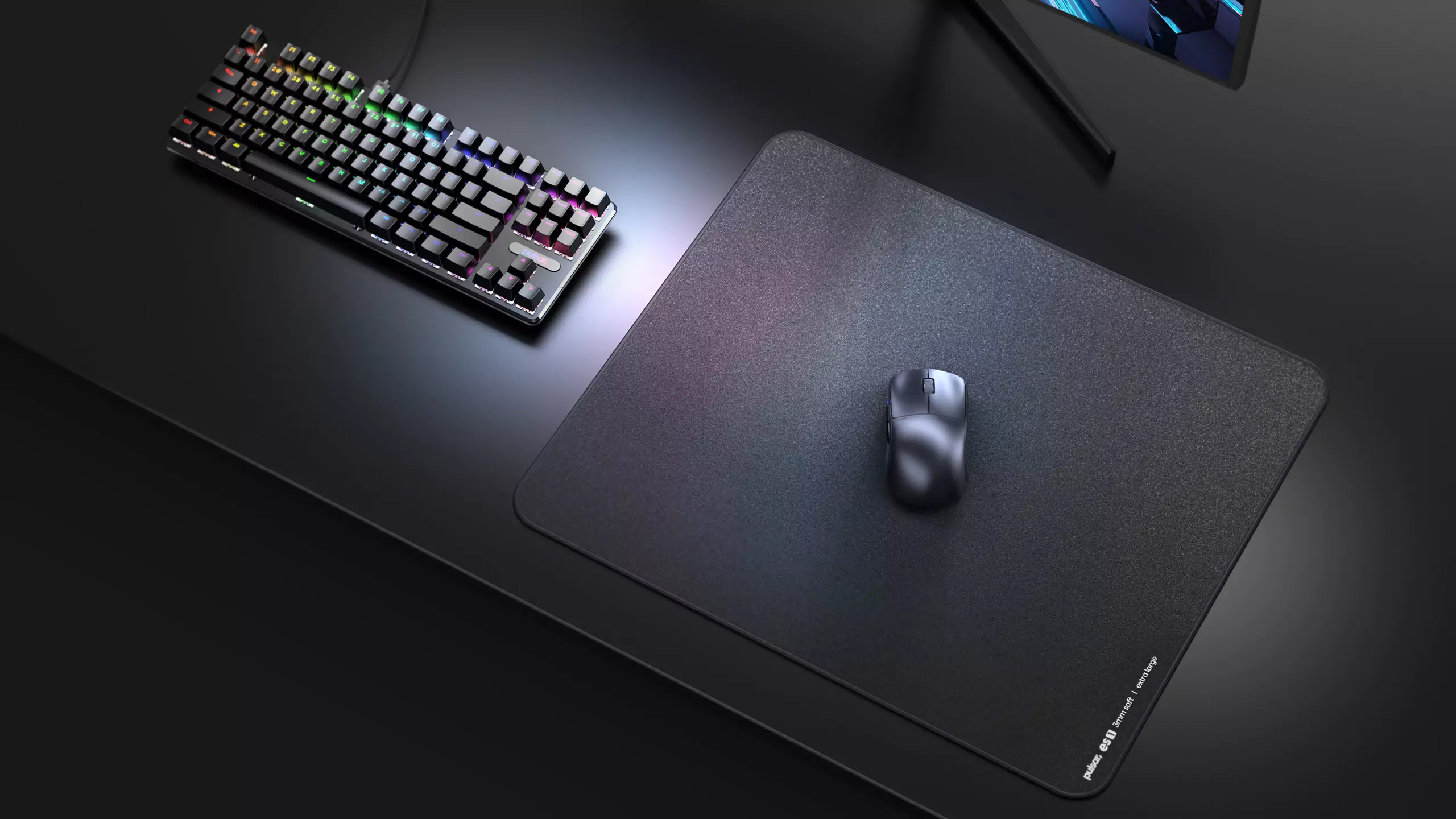 ES2 eSports Mousepad 3mm L~XL (Medium Speed) – Pulsar Gaming ES2 eSports Mousepad 3mm L~XL (Medium Speed) – Pulsar Gaming
