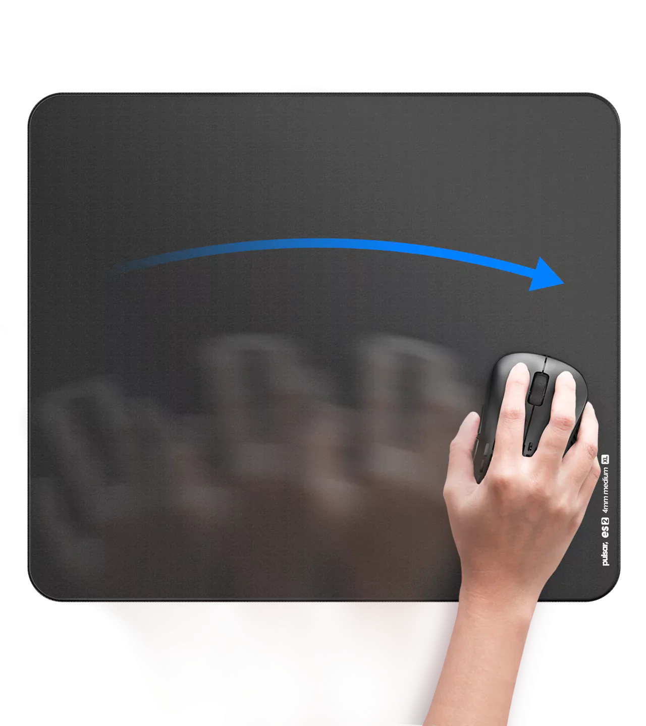 ES2 eSports Mousepad 4mm L~XL (Medium Speed) – Pulsar Gaming Gears ES2 eSports Mousepad 4mm L~XL (Medium Speed) – Pulsar Gaming Gears