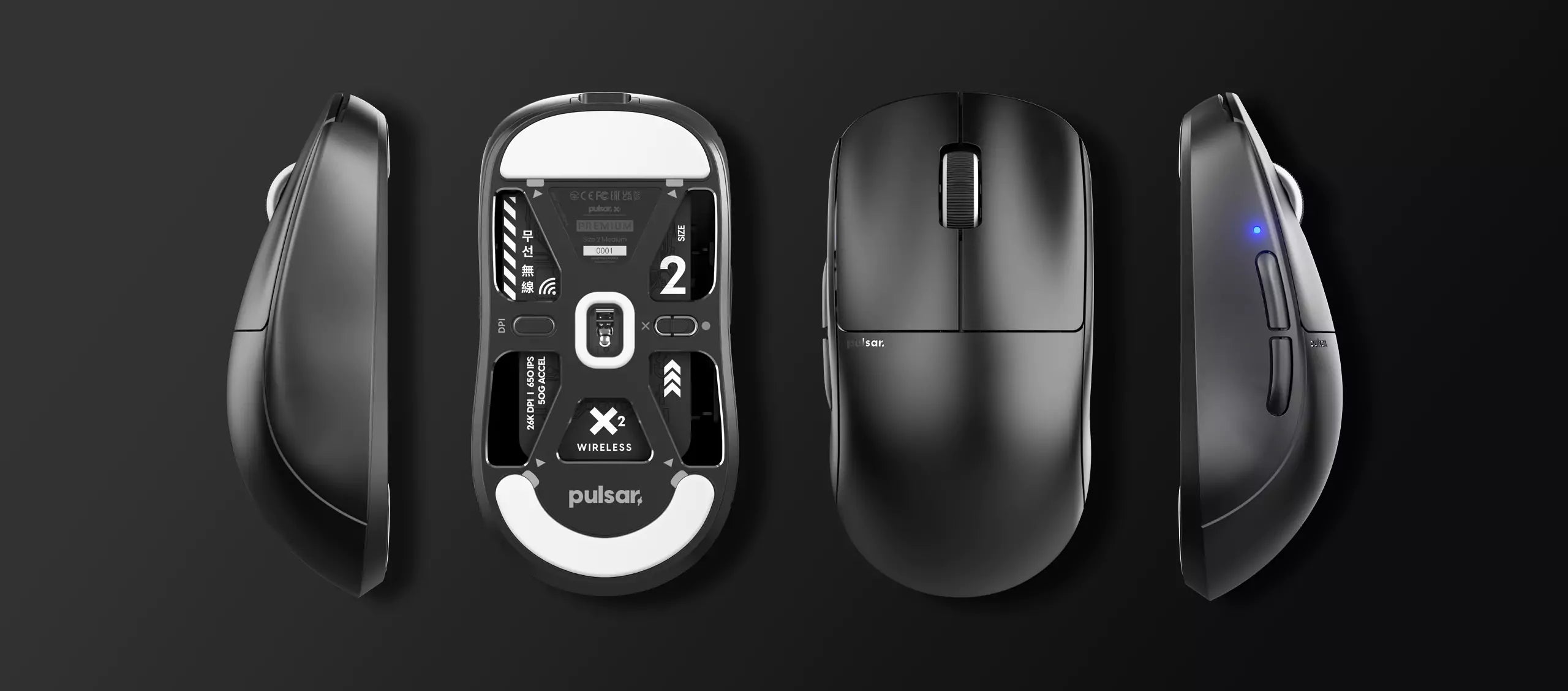 Premium Black Edition] X2 Gaming Mouse – Pulsar Gaming Gears