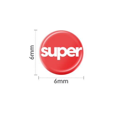Superglide 6mm dot glass mouse skates