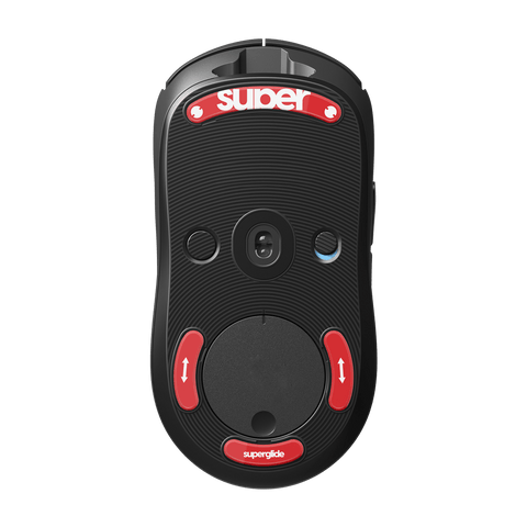 Superglide Glass mouse skates for Logitech GPRO Wireless