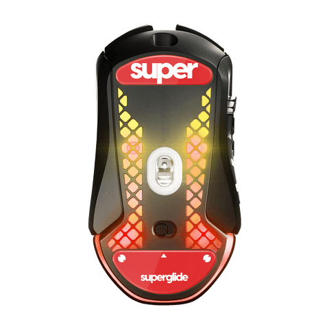 Superglide Glass mouse skates for SteelSeries Aerox 3 / Aerox 9 Wireless