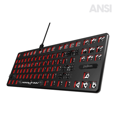 【正規品直輸入】 PCMK ANSI] TKL Gears Gaming Pulsar – Keyboard Gaming Mechanical キーボード