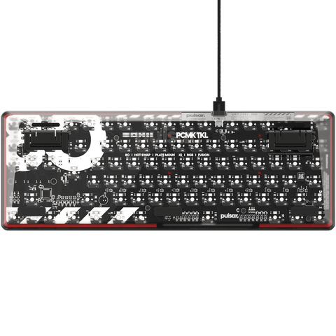 PulsarGamingGears_PCMKTKL ISO Keyboard Barebone_Black Rear View
