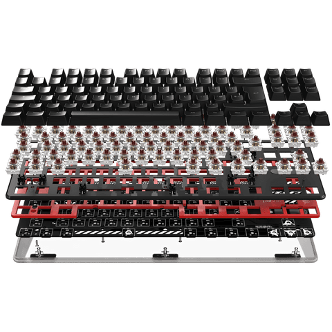 PulsarGamingGears_PCMKTKL ISO Keyboard Barebone_Black Customizable pcb barabone