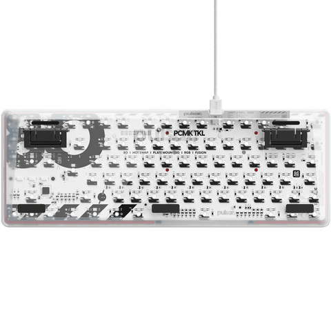 PulsarGamingGears_PCMK_TKL ISO Keyboard Barebone_White Rear View