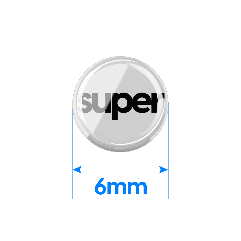 Superglide 6mm dot glass mouse skates 