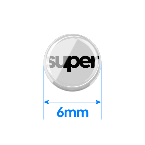 Superglide 6mm dot glass mouse skates 