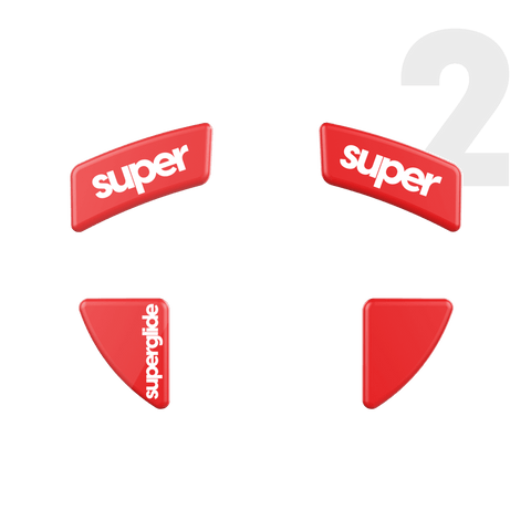 Superglide Glass mouse skates for Razer Viper Ultimate