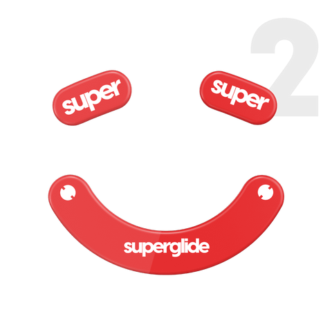 Superglide Glass mouse skates for Razer Viper V2 Pro