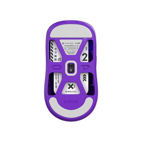 Pulsar X2 Gaming Mouse_Purple bottom