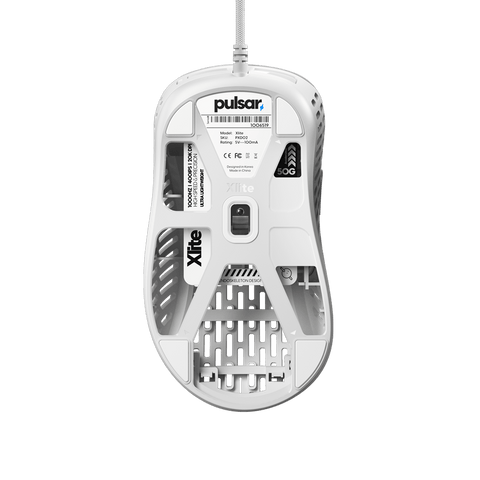 Pulsar Xlite Wired gaming mouse value pack white bottom